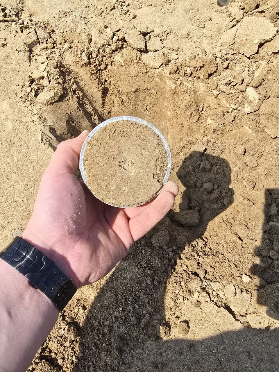 Определение плотности грунта методом режущего кольца - 1